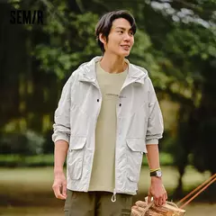 Semir-Chaqueta holgada con capucha para hombre, diseño con protección solar, prendas de vestir de estilo al aire libre, novedad de verano, 2024