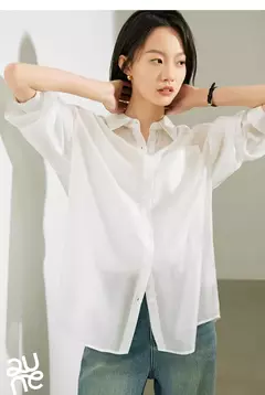 TOYOUTH-Camiseta de Lyocell verde mostaza francesa para mujer, Tops ligeros con protección solar, novedad de verano 2025 - tienda en línea
