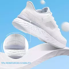 ONEMIX, zapatillas blancas para correr para hombre, zapatillas deportivas para exteriores para mujer, zapatillas deportivas para caminar para maratón, calzado para viajes, senderismo y trotar en internet
