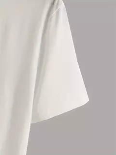 Camiseta holgada de verano 100% algodón para hombre, camiseta informal ajustada con estampado de letras creativas de París, cuello redondo, manga corta on internet