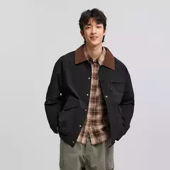 Chaqueta Semir para hombre, ropa de trabajo con solapa de pana de retales, prendas de vestir exteriores, Top Vintage de moda, primavera 2025 - Eleganzie