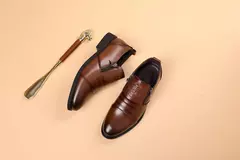 Zapatos de vestir con cremallera y cabeza de león Retro de lujo para hombre, mocasines de negocios para oficina, zapatos de boda para fiesta de alta calidad, nuevo estilo - comprar en línea
