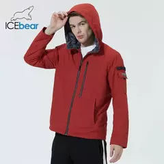 ICEbear-Chaqueta corta para hombre, abrigo elegante con capucha, ropa de marca de alta calidad, MWC21601I, otoño, 2023