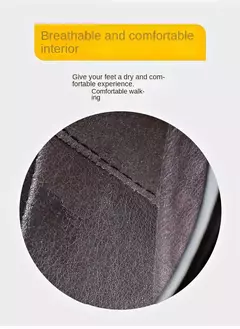 Zapatos de cuero formales para hombres, modernos y versátiles, informales de negocios, sencillos, sin cordones, zapatos de cuero informales perezosos - tienda en línea
