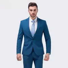 Traje elegante para hombre para boda, 3 piezas, 2 conjuntos, chaquetas, chaleco, pantalones, Blazers, abrigos formales de negocios para novio, disfraz 2025 en internet
