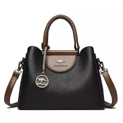 VANDERWAH, bolsos de diseño de 3 capas para mujer, bolsos de hombro tipo bandolera de diseñador de lujo, bolso de mano informal de cuero PU de alta calidad para mujer - Eleganzie