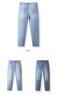 Semir Jeans hombres pierna recta Retro desgastado 2025 nuevos pantalones de verano sensación fresca pantalones largos para trajes de todos los días y de moda - tienda en línea