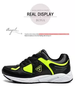BONA, nuevo estilo Popular, zapatos para correr para mujer, zapatos atléticos femeninos con cordones sintéticos, zapatos para correr para mujer al aire libre - Eleganzie