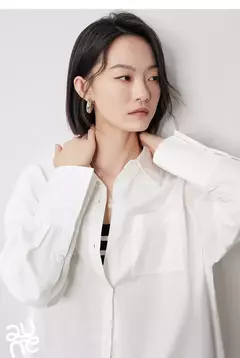 TOYOUTH-Blusa de manga larga para mujer, camisa bordada con cuello tipo Polo, ropa de trabajo informal para oficina, Otoño, 2024 en internet