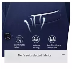 Traje elegante para hombre para boda, 3 piezas, 2 conjuntos, chaquetas, chaleco, pantalones, Blazers, abrigos formales de negocios para novio, disfraz 2025 - comprar en línea