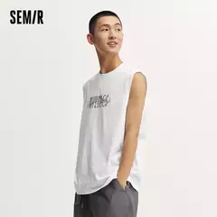 Semir-Chaleco de punto para hombre, Top sin mangas con estampado de bloques de Color, a la moda, novedad de verano, 2024