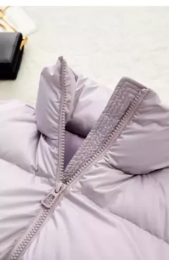 AMII minimalista 2024 nueva chaqueta de plumas para mujer abrigo de pan sólido corto mujer calidad moda suelta prendas de vestir exteriores de invierno 12344023