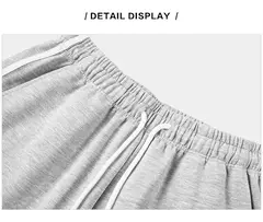 Semir-pantalones cortos de dormir para mujer, calzas blancas de estilo deportivo informal, delgadas y sueltas, para el hogar, Verano