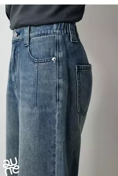 TOYOUTH-pantalones vaqueros para mujer, Vaqueros elásticos de cintura alta hasta el tobillo, bombachos, Otoño, 2024 - comprar en línea