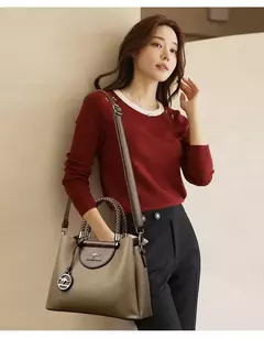 VANDERWAH, bolsos de diseño de 3 capas para mujer, bolsos de hombro tipo bandolera de diseñador de lujo, bolso de mano informal de cuero PU de alta calidad para mujer en internet