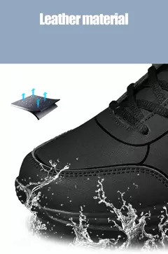 Nuevos zapatos para correr para hombre, zapatillas cálidas de invierno para hombre, zapatos antideslizantes transpirables para caminar para hombre, zapatos informales suaves con cordones, ligeros en internet