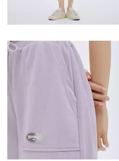 Semir-pantalones cortos deportivos de punto para mujer, Pantalón de pijama informal, holgado, a la moda, para verano en internet