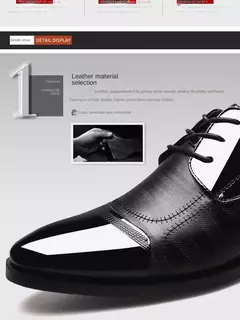 Zapatos de boda Baita para hombre, calzado informal de cuero, Formal, de negocios, talla grande