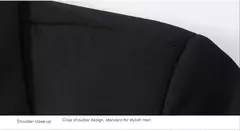 Image of Trajes de hombre para boda, 2 piezas, 3 conjuntos, chaquetas, chaleco, pantalones, Blazers, abrigos formales elegantes, traje clásico completo 2024 de alta calidad
