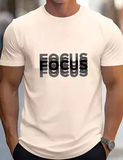 Imagen de Camiseta estampada de cuello redondo de manga corta de verano para hombre, camiseta cómoda informal