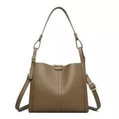 Imagen de Bolsos de mano con asa superior para mujer, bolso de piel sintética de alta calidad, bolso de hombro tipo bandolera para mujer, bolso informal mediano KAIDIFEINIROO 2025