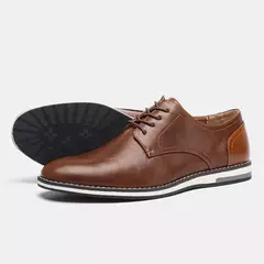 Mocasín de cuero para hombre, moda cómoda, zapatos informales de marca 2024 - tienda en línea