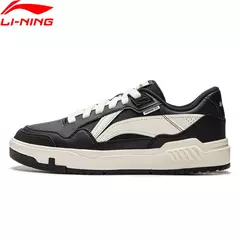 Li-ning hombres COMMON 80s zapatos de estilo de vida DUAL CUSHION zapatos deportivos usables forro cómodo clásico zapatillas de ocio AGCU157