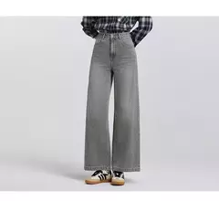 Semir Jeans Mujer Pantalones de pierna ancha de cintura alta 2025, nuevos pantalones largos de primavera, pantalones versátiles de moda de estilo callejero - comprar en línea