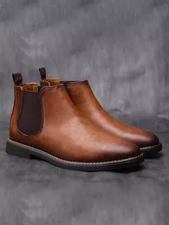 40 ~ 46 Botas Chelsea para hombre Botas de hombre de moda cómodas retro de marca en internet