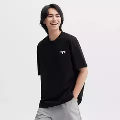 Semir-Camiseta de manga corta para hombre, Top bordado de Panda, holgado e informal, novedad de verano, 2024 - online store