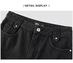 Semir-pantalones cortos de cintura alta para mujer, Shorts negros con borde enrollado, alargamiento de piernas, novedad de verano 2024