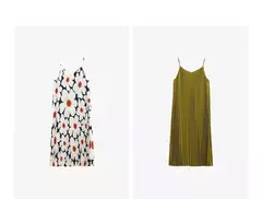 TOYOUTH-vestido con tirantes para mujer, novedad de primavera 2021, vestido recto sin mangas con estampado plisado para vacaciones y sol en internet