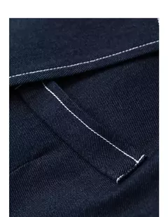 TOYOUTH-Chaqueta vaquera falsa para mujer, traje de talla grande con cuello de solapa, manga larga, color azul marino, otoño 2024 on internet