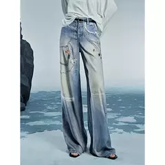 Imagen de TOYOUTH Mujer Denim Jean 2025 Primavera Nuevos pantalones largos 8518053