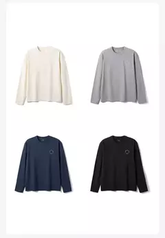 SIMWOOD 2025 Primavera Verano nuevo 160gsm sensación fresca Sorona tela camisetas de manga larga hombres reactivo UV - comprar en línea