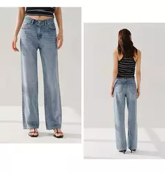 Semir Jeans Mujer High Street pantalones largos 2024 primavera nuevos pantalones de pierna ancha