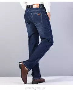 Pantalones vaqueros elásticos de Ajuste Recto para hombre, pantalones vaqueros suaves de color negro, 2023 en internet