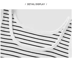 Semir chaleco mujer recortado cuello en U capas 2025 novedad de verano sensación fresca Top ajustado elegante para trajes elegantes - comprar en línea