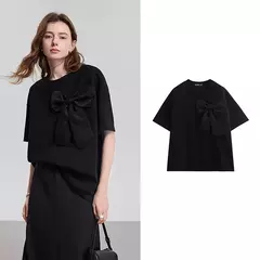Imagen de TOYOUTH Camiseta de manga corta para mujer, camisetas nuevas de primavera 2025 8521012