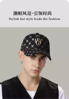 2025 nueva gorra de béisbol de marca de moda de Europa y Estados Unidos gorra impresa casual todo - tienda en línea