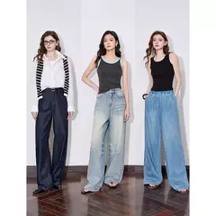 Imagen de TOYOUTH mujeres camisetas sin mangas 2025 primavera nuevo Color contrastante cintura delgada chaleco sin mangas