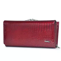 Carteras de diseñador de lujo para mujer, monederos de cuero genuino a la moda para mujer, bolsos de mano brillantes, bolsos largos, cartera, regalo para mujer 2022 - comprar en línea