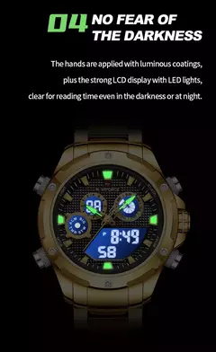 Reloj de pulsera de cuarzo de acero inoxidable militar deportivo para hombre de la mejor marca NAVIFORCE, cronógrafo, reloj Masculino 2024 - online store