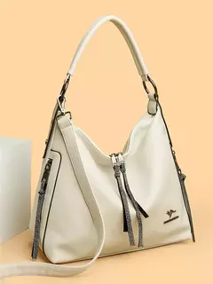 Bandolera de cuero de alta calidad para mujer, bolsos con asa superior, bolsos de mensajero informales de gran capacidad, bolsos de diseño de lujo para mujer 2024 - Eleganzie