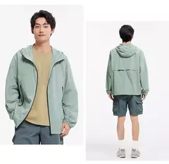 Semir chaqueta de protección solar para hombre, ligera, sensación fresca, Triple protección, Top con capucha, nueva chaqueta de verano 2025 para exteriores