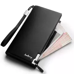 Baellerry, carteras largas para hombre, bolso con cremallera de gran capacidad, tarjetero, monedero para hombre, bolsillo para monedas, cartera de mano de marca de lujo para hombre - comprar en línea