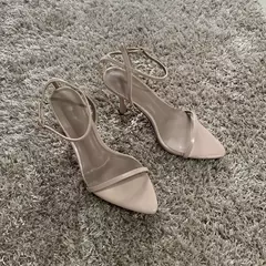 2023 sandalias de mujer con correa en el tobillo, moda de verano, sandalias de gladiador sexis de tacón alto fino, zapatos de tacón para vestido de fiesta de banda estrecha - Eleganzie