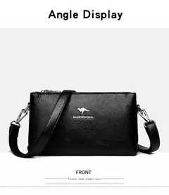 Bolsos de hombro tipo bandolera de piel sintética de alta calidad para mujer, bolsos de lujo para madre 2025, bolso de mano tipo mensajero para mujer, bolso de mano de dos capas en internet