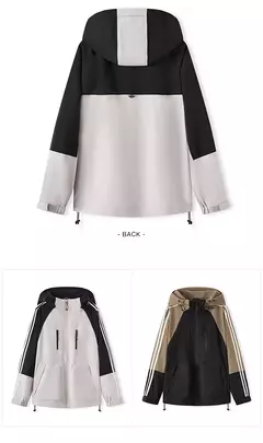 Chaqueta Semir para hombre, primavera 20224, nueva moda de retazos, prendas de vestir exteriores de tres pruebas, Top holgado con capucha - comprar en línea