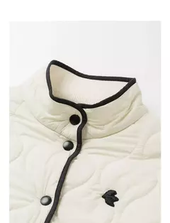 TOYOUTH-abrigo grueso de algodón para mujer, chaqueta elegante con empalme de Color contrastante y cuello de solapa de manga larga para invierno 2024 - Eleganzie